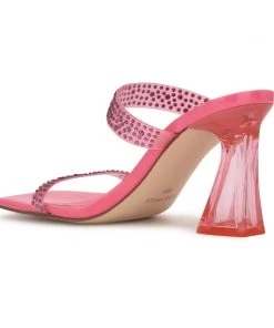 Nine West Color Pop Darla Heeled Slide Sandals