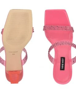 Nine West Color Pop Darla Heeled Slide Sandals