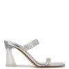 Nine West In The Clear Darla Heeled Slide Sandals