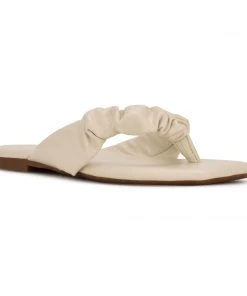 Nine West Daxx Flat Slide Sandals Fun Flats 8 Nine West Daxx Flat Slide Sandals Fun Flats