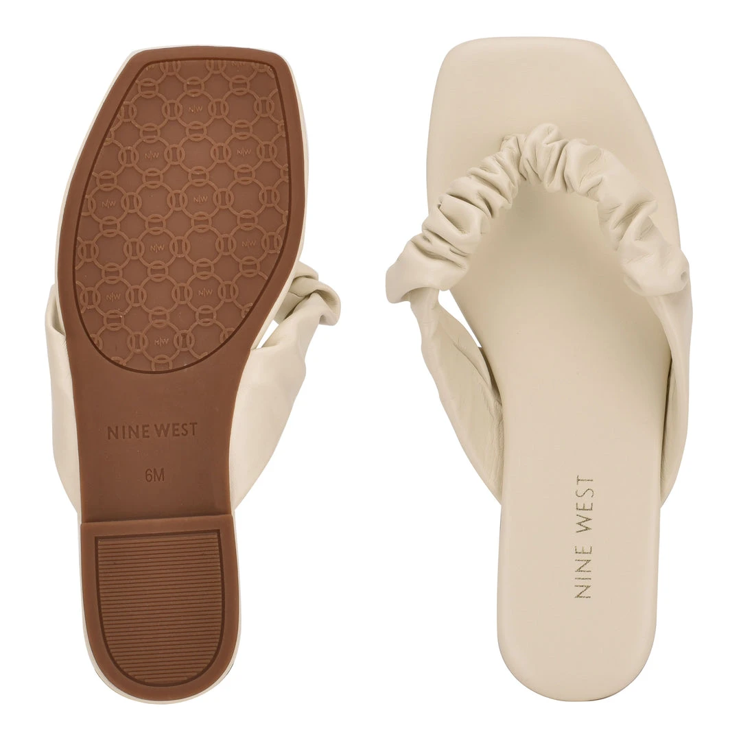 Nine West Daxx Flat Slide Sandals Fun Flats 7 Nine West Daxx Flat Slide Sandals Fun Flats