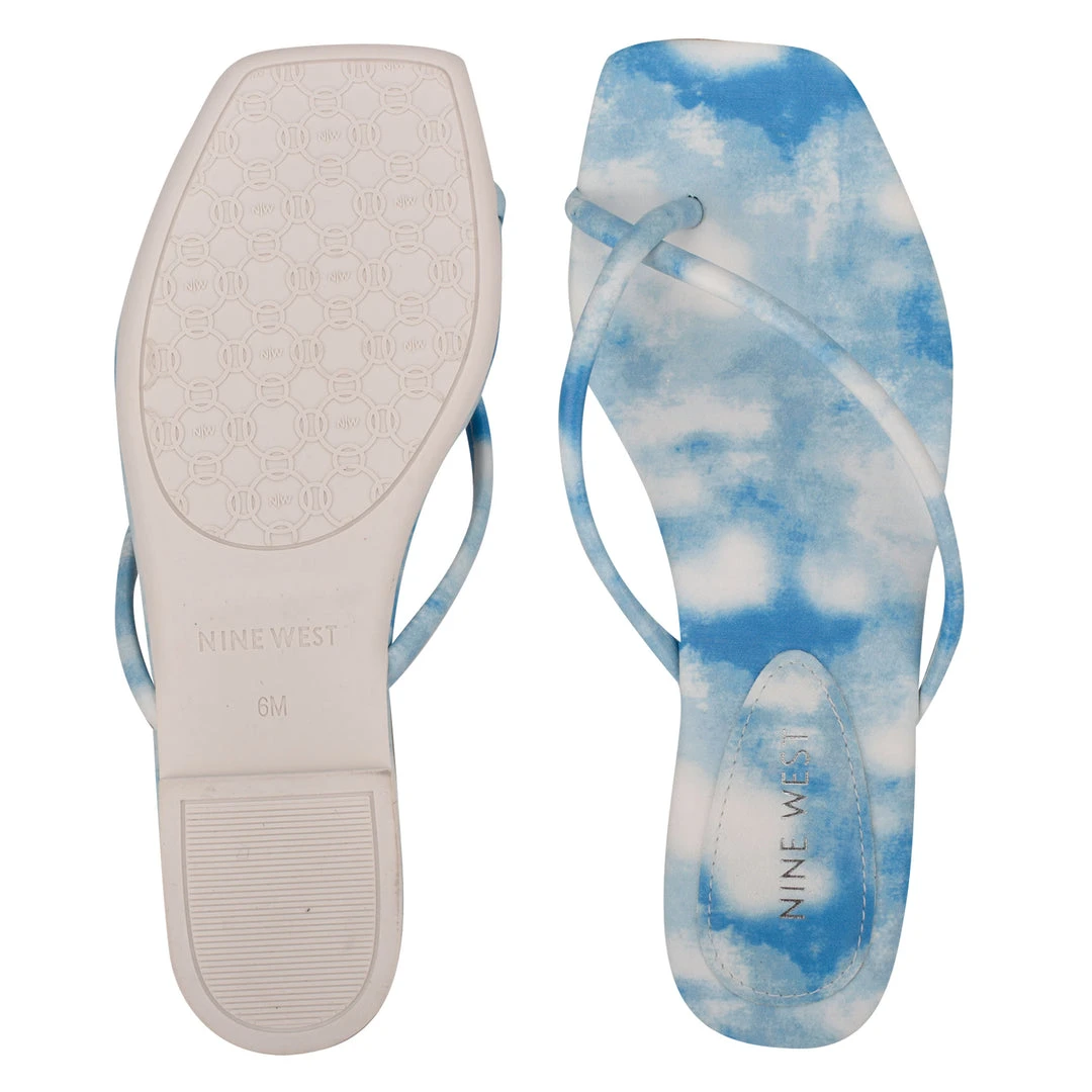 Nine West Day Flat Thong Sandals Fun Flats 7 Nine West Day Flat Thong Sandals Fun Flats