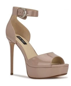 Nine West High Impact Platforms Debby Platform Sandals 8 Nine West High Impact Platforms Debby Platform Sandals