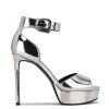 Nine West Debby Platform Sandals High Impact Platforms