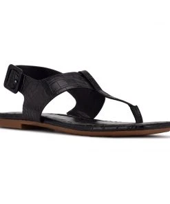 Nine West Define Flat Thong Sandals 8 Nine West Define Flat Thong Sandals