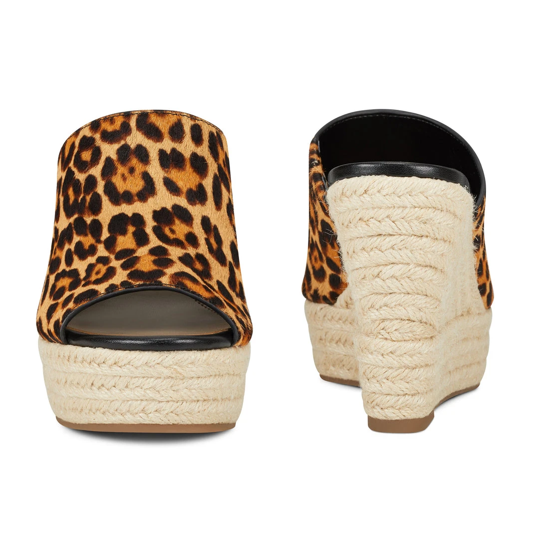 Nine West Denna Espadrille Slide Sandals 7 Nine West Denna Espadrille Slide Sandals