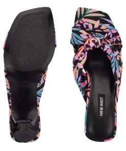 Nine West Dipa Heeled Slide Sandals Heel Appeal 11 Nine West Dipa Heeled Slide Sandals Heel Appeal