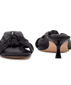 Nine West Dipa Heeled Slide Sandals 10 Nine West Dipa Heeled Slide Sandals