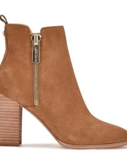 Nine West Dips Block Heel Booties Shoes