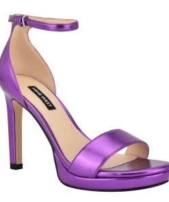 Nine West High Impact Platforms Edyn Ankle Strap Sandals