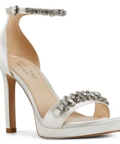 Nine West Heels Engaged Heeled Ankle Strap Sandals 9 Nine West Heels Engaged Heeled Ankle Strap Sandals