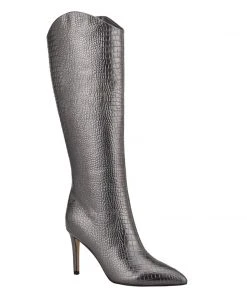 Nine West Erli Heeled Boots Metallic Mindset