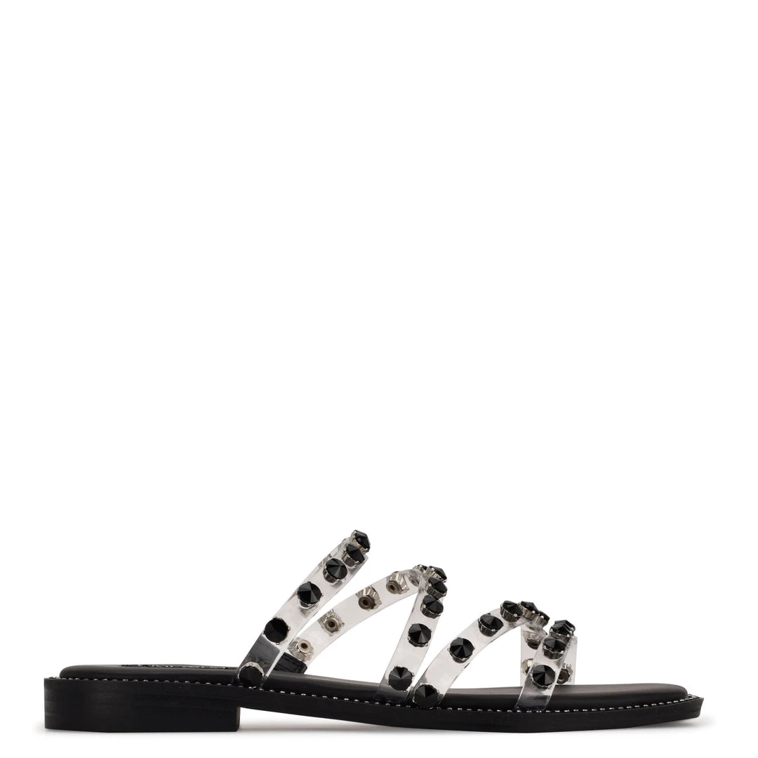 Nine West New Evan Flat Slide Sandals 3 Nine West New Evan Flat Slide Sandals