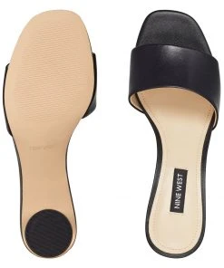 Nine West Fab Open Toe Slide Sandals