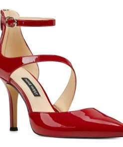 Nine West Heels Fawn Ankle Strap Pumps 8 Nine West Heels Fawn Ankle Strap Pumps