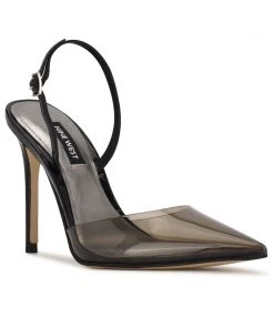 Nine West Fayes Pointy Toe Heeled Slingbacks