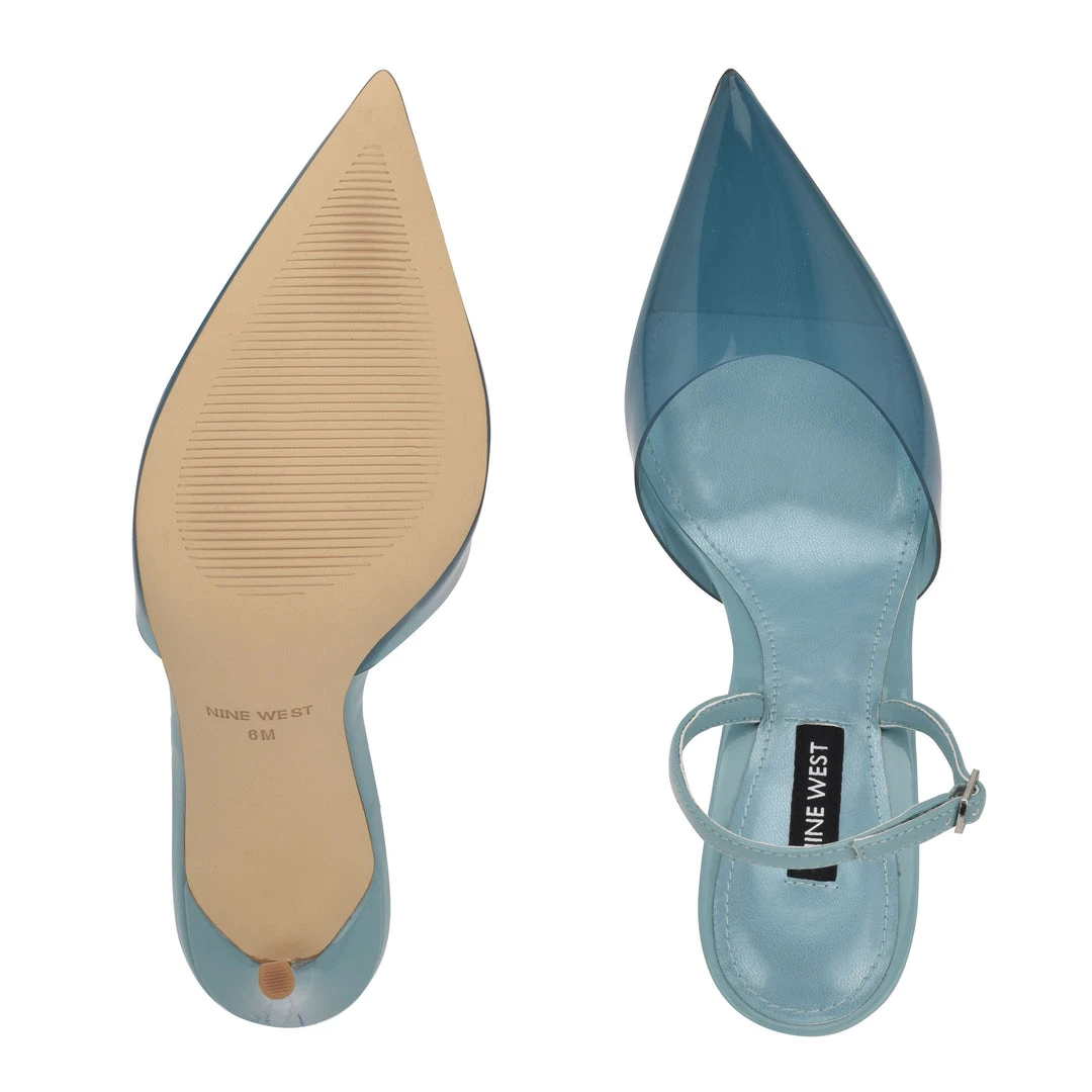 Nine West Fayes Pointy Toe Heeled Slingbacks 6 Nine West Fayes Pointy Toe Heeled Slingbacks