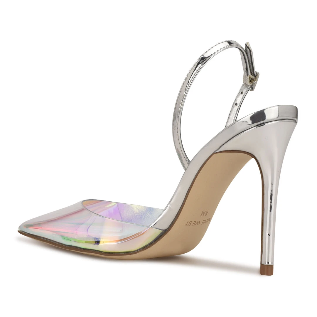 Nine West Fayes Pointy Toe Heeled Slingbacks 5 Nine West Fayes Pointy Toe Heeled Slingbacks
