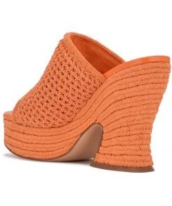 Nine West Fefee Platform Slide Sandals Weave Got You 9 Nine West Fefee Platform Slide Sandals Weave Got You