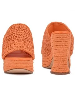 Nine West Fefee Platform Slide Sandals Weave Got You 10 Nine West Fefee Platform Slide Sandals Weave Got You