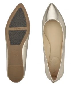 Nine West Metallic Mindset Ferdi 9x9 Pointy Toe Flats