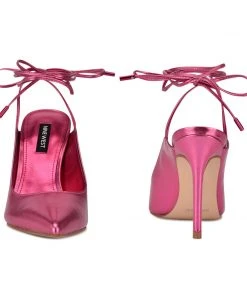 Nine West Feya Ankle Wrap Dress Pumps 10 Nine West Feya Ankle Wrap Dress Pumps