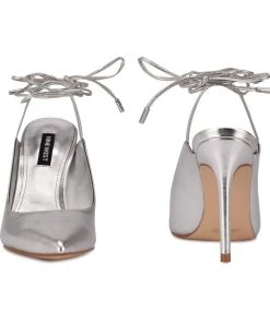 Nine West Feya Ankle Wrap Dress Pumps 10 Nine West Feya Ankle Wrap Dress Pumps