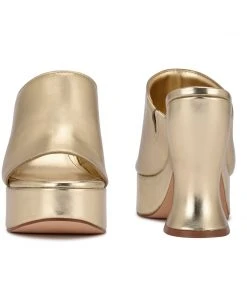 Nine West Y2K Revival Flower Platform Slide Sandals