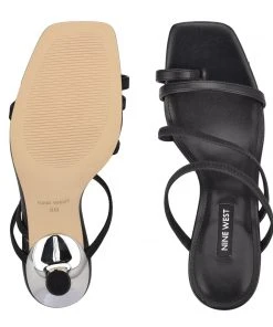Nine West Franie Heeled Slide Sandals 11 Nine West Franie Heeled Slide Sandals