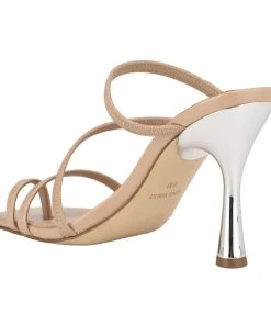 Nine West Franie Heeled Slide Sandals Heel Appeal 9 Nine West Franie Heeled Slide Sandals Heel Appeal