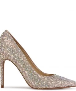 Nine West Fresh Rhinestone Pointy Toe Pumps The F Collection