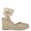 Nine West Friend Ankle Wrap Espadrille Wedge Sandals Lace It Up