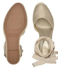 Nine West Friend Ankle Wrap Espadrille Wedge Sandals Lace It Up 11 Nine West Friend Ankle Wrap Espadrille Wedge Sandals Lace It Up