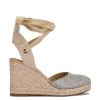 Nine West Friend Ankle Wrap Espadrille Wedge Sandals