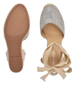 Nine West Friend Ankle Wrap Espadrille Wedge Sandals 11 Nine West Friend Ankle Wrap Espadrille Wedge Sandals