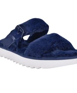 Nine West Funkie Cozy Flat Slide Sandals