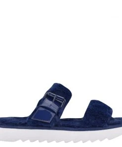 Nine West Funkie Cozy Flat Slide Sandals