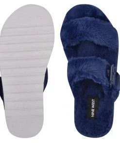 Nine West Funkie Cozy Flat Slide Sandals