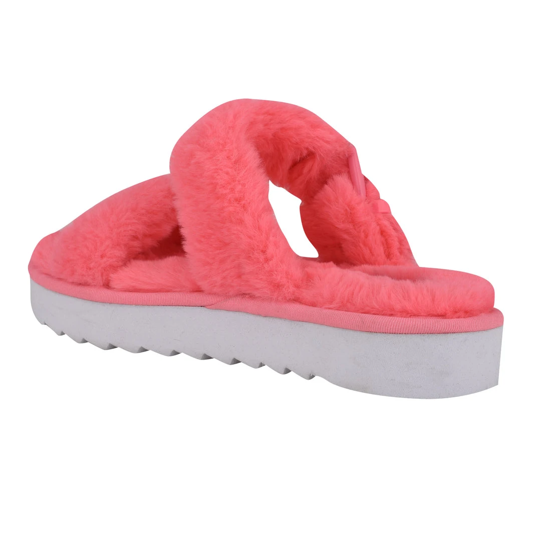 Nine West Color Pop Funkie Cozy Flat Slide Sandals 5 Nine West Color Pop Funkie Cozy Flat Slide Sandals