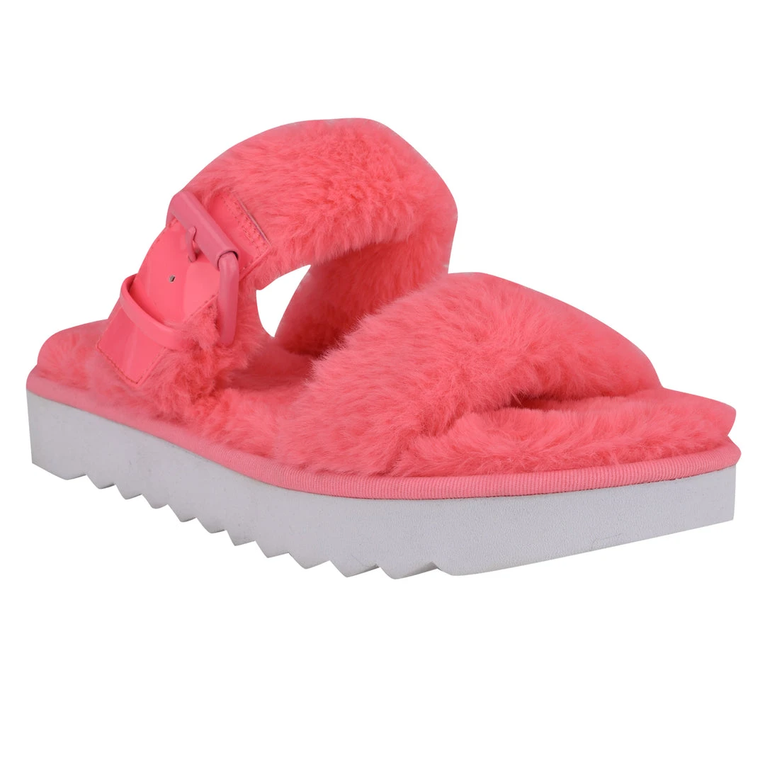 Nine West Color Pop Funkie Cozy Flat Slide Sandals 4 Nine West Color Pop Funkie Cozy Flat Slide Sandals