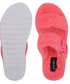 Nine West Color Pop Funkie Cozy Flat Slide Sandals 11 Nine West Color Pop Funkie Cozy Flat Slide Sandals