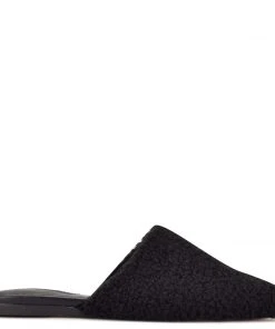 Nine West Furzy Pointy Toe Mules