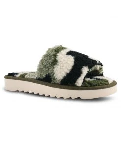 Nine West Mules & Slides Fuzzie Cozy Flat Slide Sandals