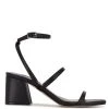 Nine West Gali Block Heel Slide Sandals Shoes