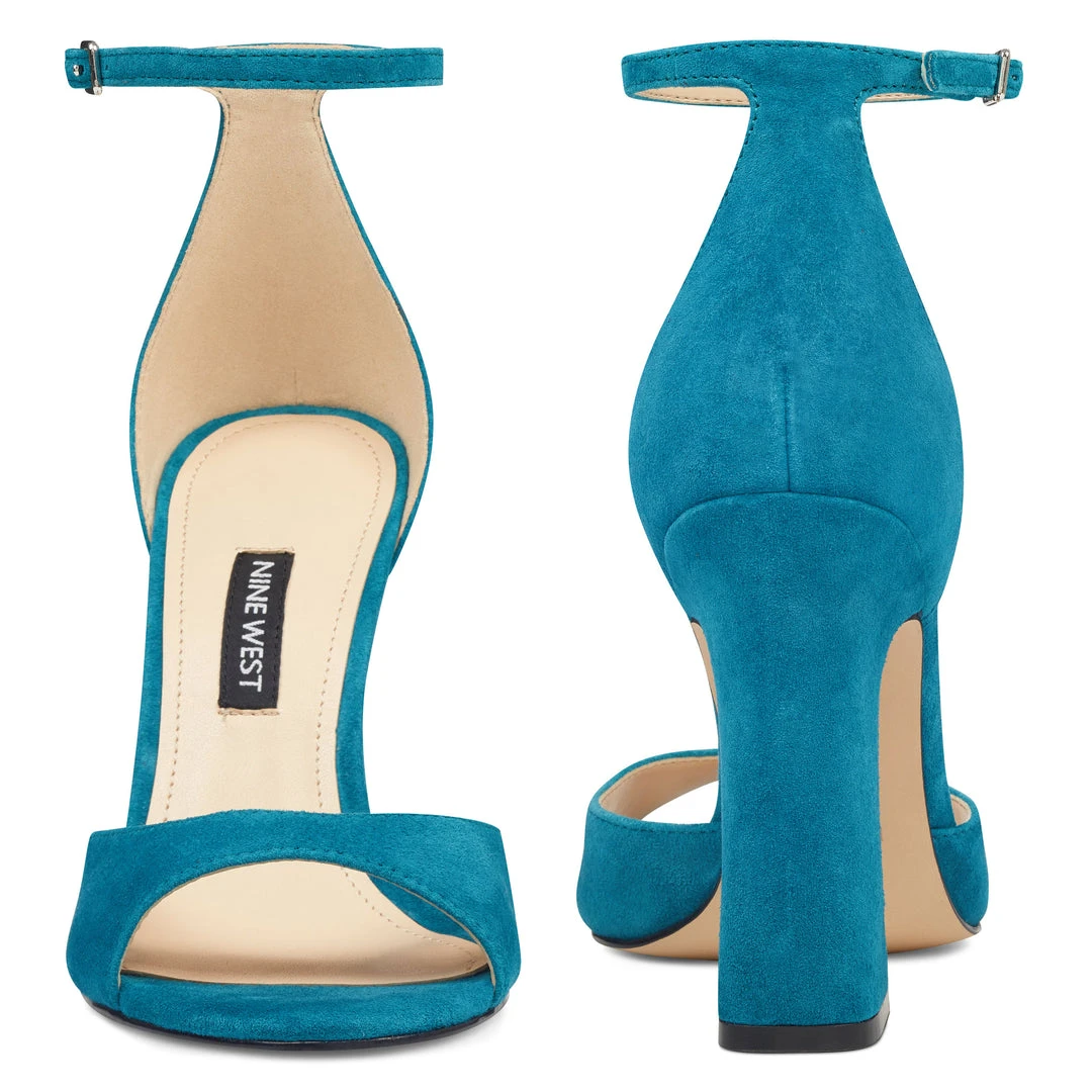 Nine West Gavyn Ankle Strap Pumps Heels 7 Nine West Gavyn Ankle Strap Pumps Heels