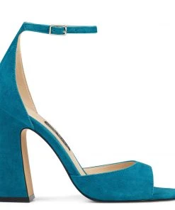 Nine West Gavyn Ankle Strap Pumps Heels