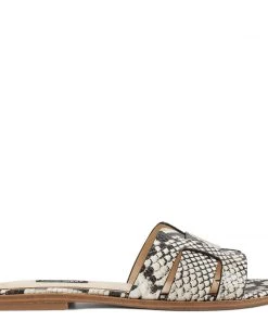 Nine West Genuine Flat Slide Sandals Mules & Slides