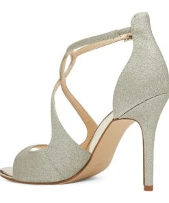 Nine West Metallic Mindset Giaa Heeled Sandals
