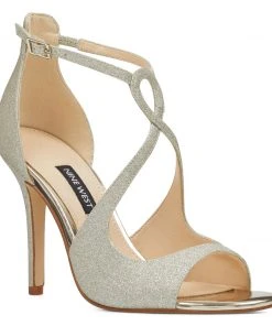 Nine West Metallic Mindset Giaa Heeled Sandals