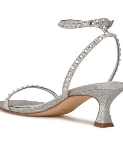 Nine West Giena Ankle Strap Dress Sandals Heel Appeal